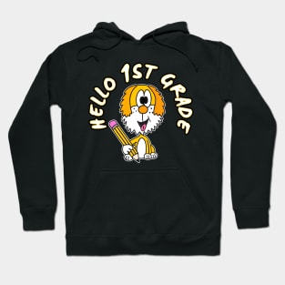 Hello 1st Grade Dog Back To School 2022 Hoodie